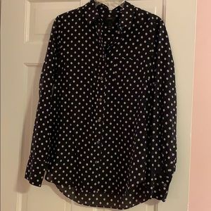 Jcrew polka dot boy button down